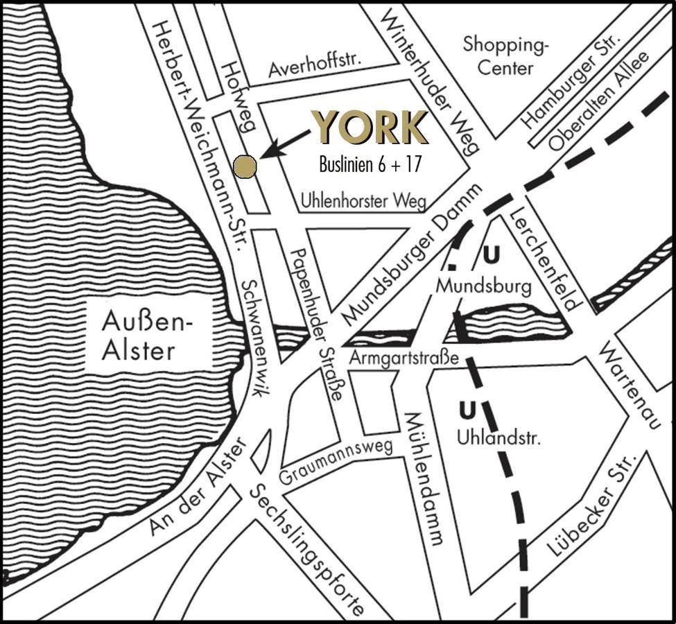 Aparthotel York Hamburg Ngoại thất bức ảnh
